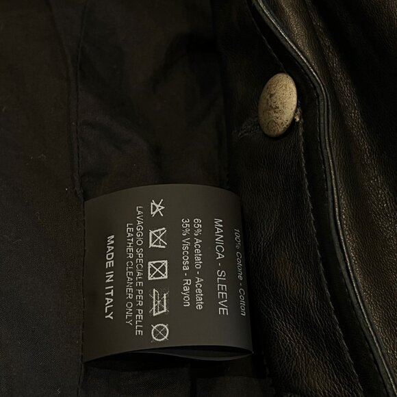 EMPRESA “Military Officer” Leather Jacket - Picture 11 of 13